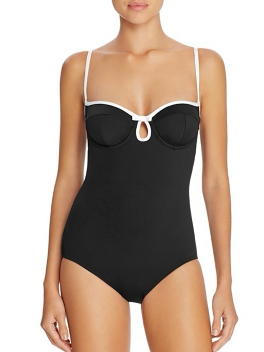 NWOT Kate Spade York Black Plage Du Midi One Piece Underwire
Swimsuit